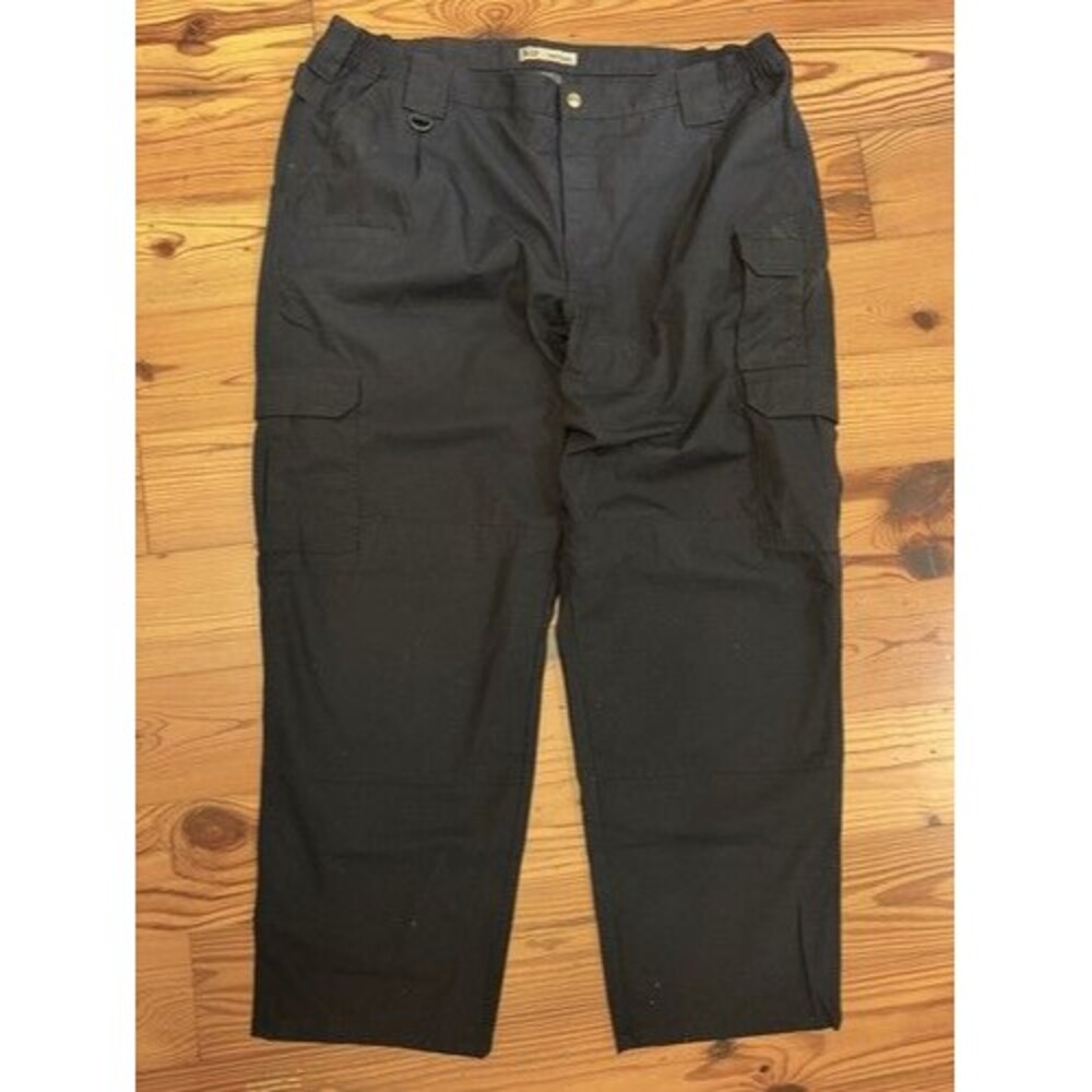5.11 Tactical Men's Cargo Tactical Pants Navy Cotton Blend Solid 42x30